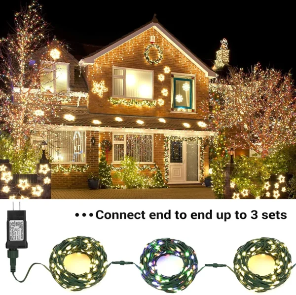 Garden party led lights for decoration string animated  professional extendable christmas lights diwali light led - Image 4