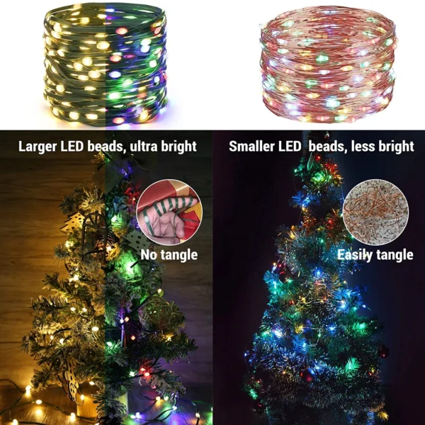 Garden party led lights for decoration string animated  professional extendable christmas lights diwali light led - Image 2